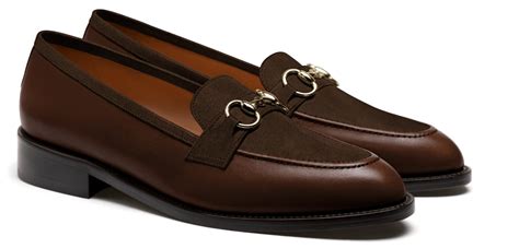 leather horsebit loafer